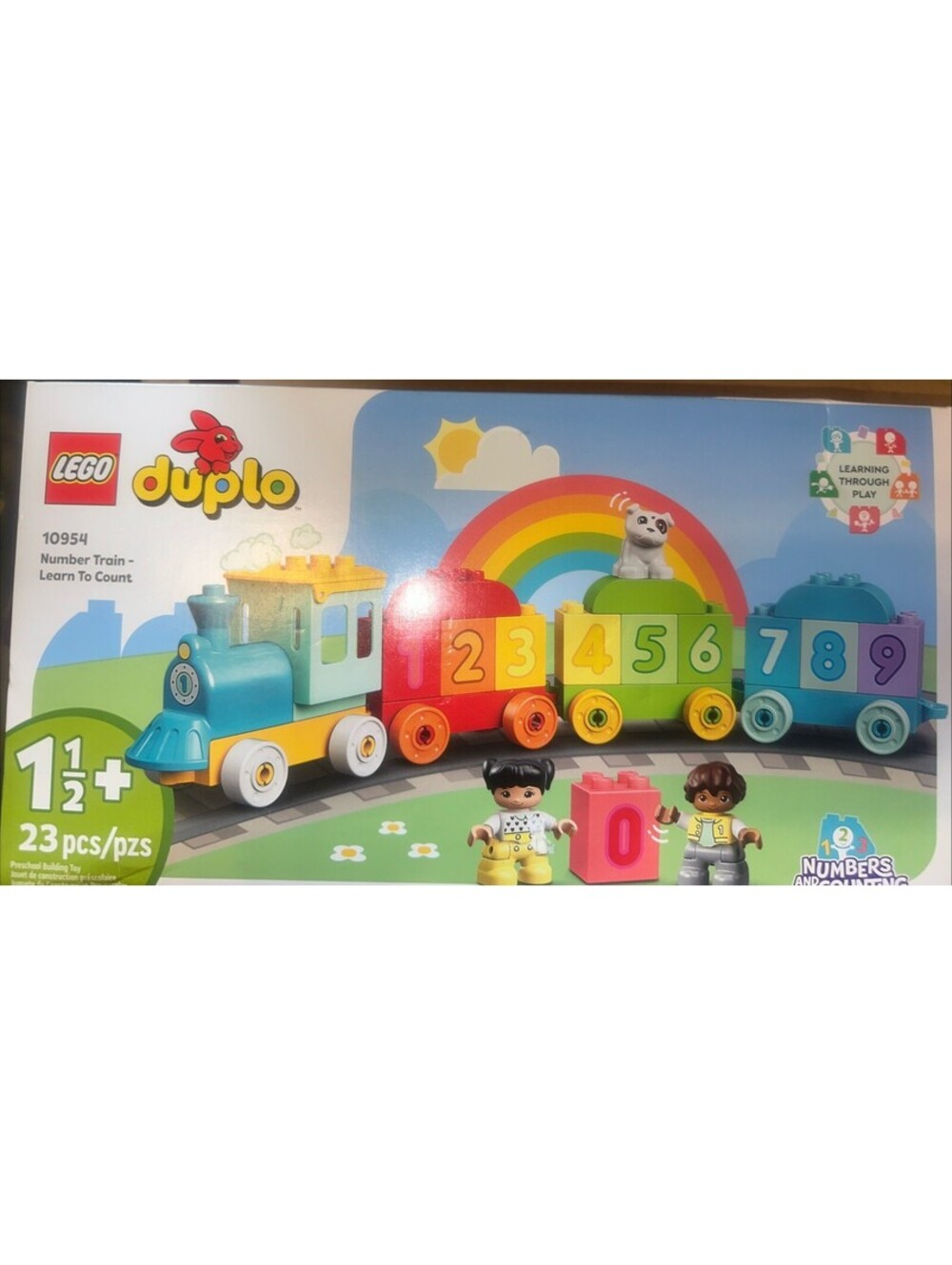 LEGO 10954 Duplo Number Train Learn To Count Preschool 23 Pc Sealed Dented Box
